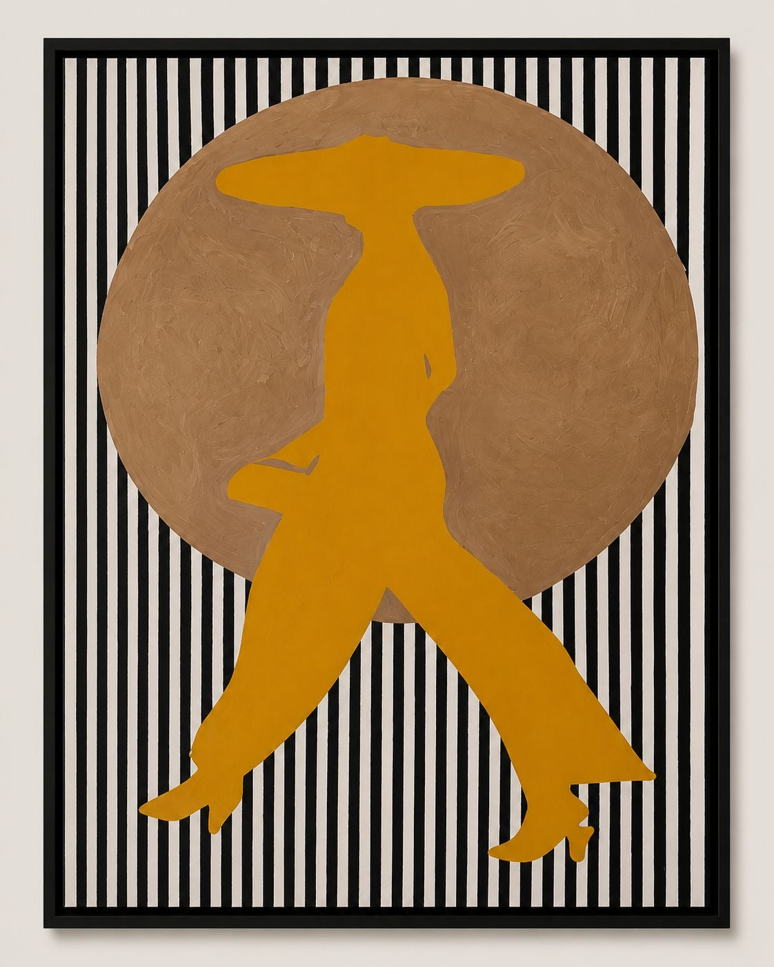 Modern Abstract Figure Painting – Handmade Wall Art 150 x 100 cm