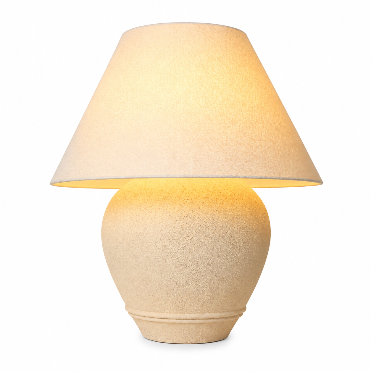 Luma “Hand-Painted Pottery Lamp”