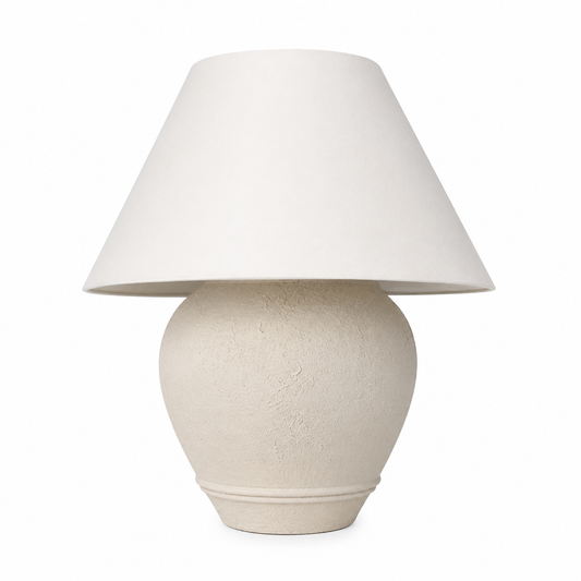Luma “Hand-Painted Pottery Lamp”