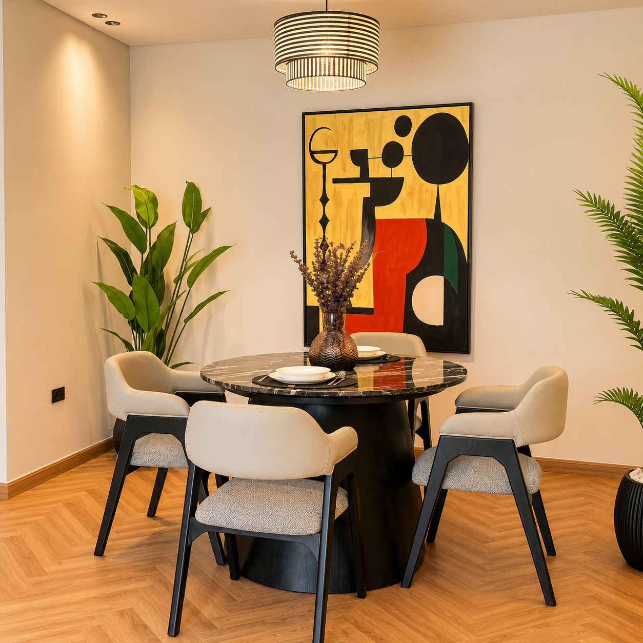 Modern Geometric Abstract Artwork – 150 x 100 cm