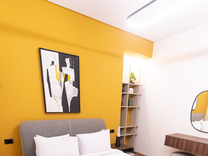 Abstract Couple Painting – Handmade Wall Art 90x60 cm