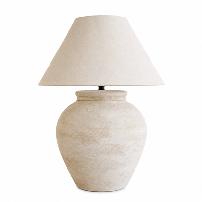 Sand Dune “Hand-Painted Pottery Lamp”