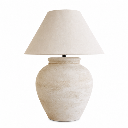 Sand Dune “Hand-Painted Pottery Lamp”