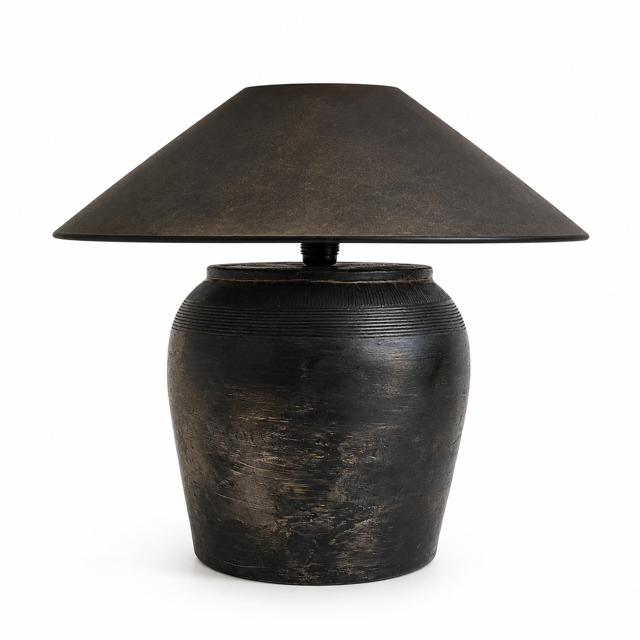 Terra Noir Handmade Lamp