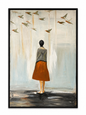Handmade Figurative Wall Art | Modern Painting 90 x 60 cm