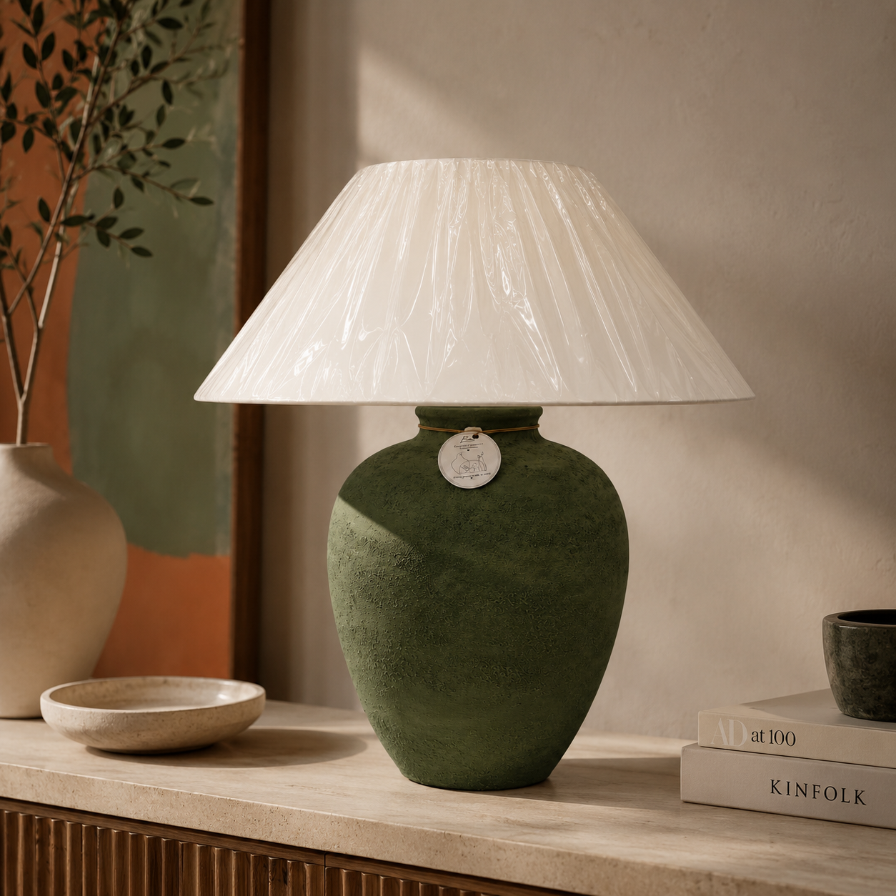 Olive Terra Table Lamp