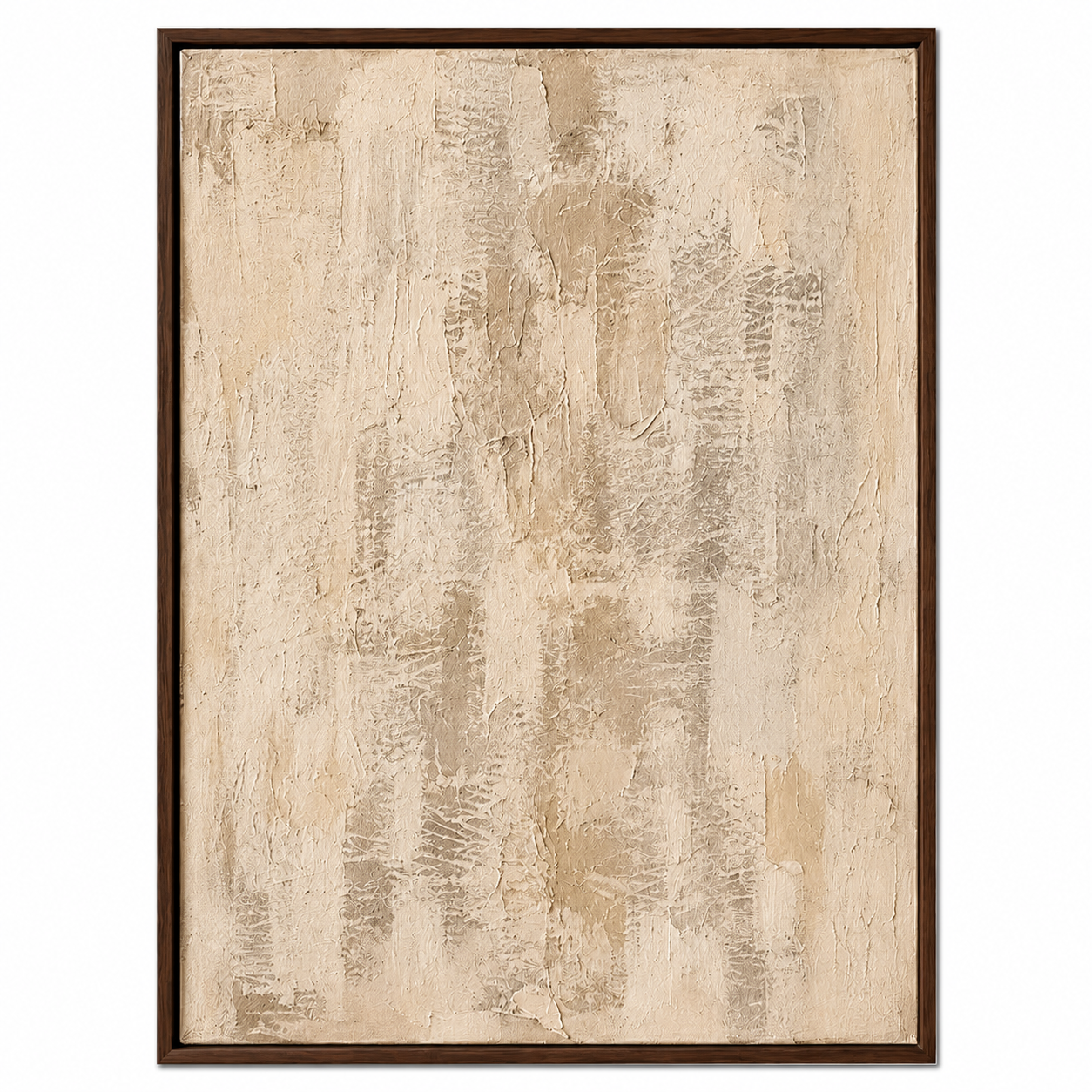 Luxury Textured Neutral Wall Art | Handmade Abstract Painting 80 x 60 cm