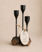 Handmade Metal Candle Holder Set