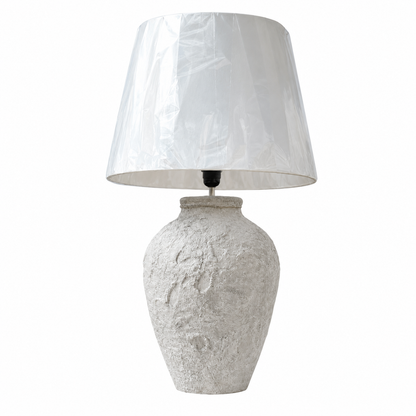 Moon light “Hand-Painted Pottery Lamp”