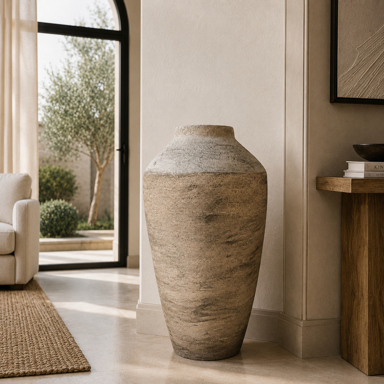 Stone mist vase