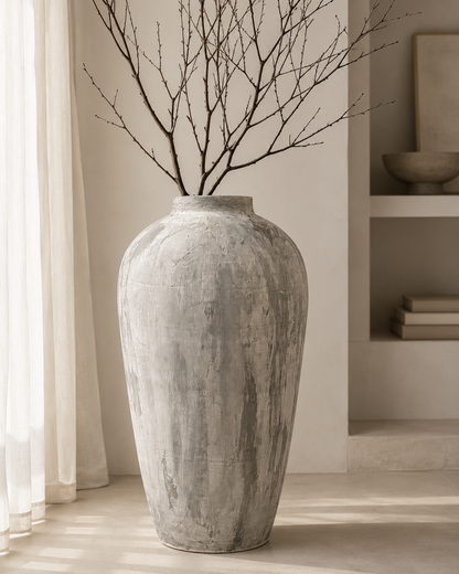 Ethereal Elegance “Hand-Painted Pottery vase ”
