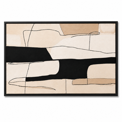 Luxury Minimalist Abstract Wall Art | Handmade Painting 170 x 90 cm