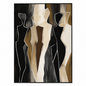 Luxury Figurative Abstract Wall Art | Handmade Painting 150 x 100 cm